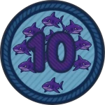 Eliminate 10 Sharks