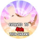 Evolved To 4th Tier Shark!
