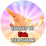 Evolved To 5th Tier Shark!
