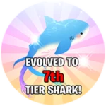 Evolved To 7th Tier Shark!