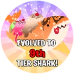 Evolved To 9th Tier Shark!