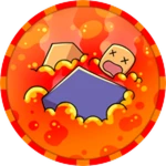 Fall in volcano