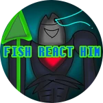 fish react him