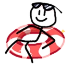 Floatie Stickman