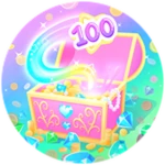 Found 100 Treasure Chests in Royale High!