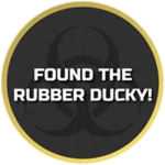 FOUND THE RUBBER DUCKY!