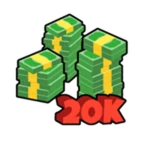 Gain 20k Money