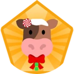 Gingerbread cow
