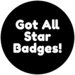 Got All Star Badges!
