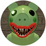 Green Huggy Piggy