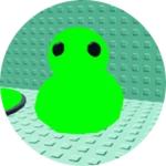 Green Neon Duck