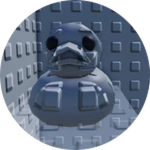 Grey Brick Duck