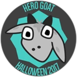 Hero Goat Badge - Halloween 2017