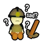 Hidden Sad Miner