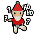 Hidden Yoga Santa