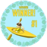 Kayaking winner!