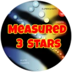 Measured 3 Stars