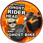 Obtained Ghost Rider Head, Ghost Bike & Hellfire