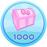Open 1000 treasure chests!