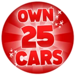 Own 25 Cars