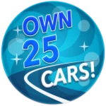 Own 25 cars!