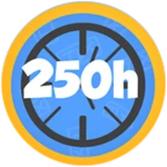 Play a total of 250 hours