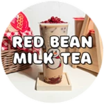 Red Bean Milk Tea!