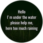 S3 - Hello I'm under the water...