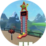 Score 1,000 points on the Strongman machine!