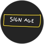 Sign Aged