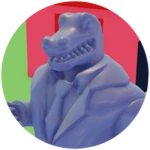 Silver Clyde Statue