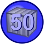 Silver crate 50