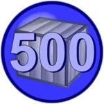 Silver crate 500
