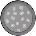Silver Play Button Pizza