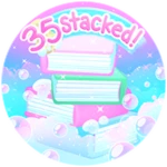 Stacked 35 Books in Tidy Textbooks!