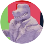 Stone Clyde Statue