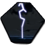 Struck by lightning