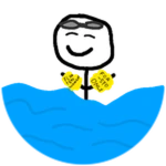 Swimming Stickman