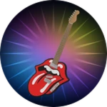 The Rolling Stones Tongue Guitar