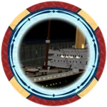 Titanic Docked for the Day