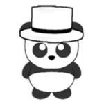 Top Hat Panda