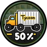 Tycoon completed at 50%