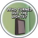 Who turned out the lights?