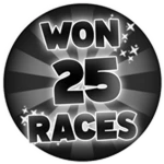 Won 25 Races