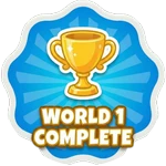 👑 World 1 Complete!