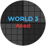 World 3 Aced