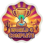 🏜️ World 4 Complete!
