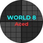 World 8 Aced