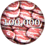 YOU ATE 100,000 MEAT!!!!!!!!!!