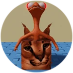 You Found Evil Orange Friend Floppa!